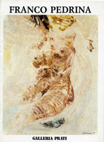 Franco Pedrina - Catalogo mostra Galleria Prati, Palermo, 1988